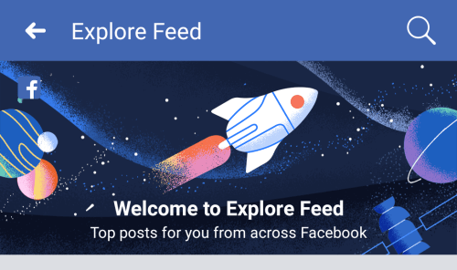 Facebook Explore Feed on Android - Step 4