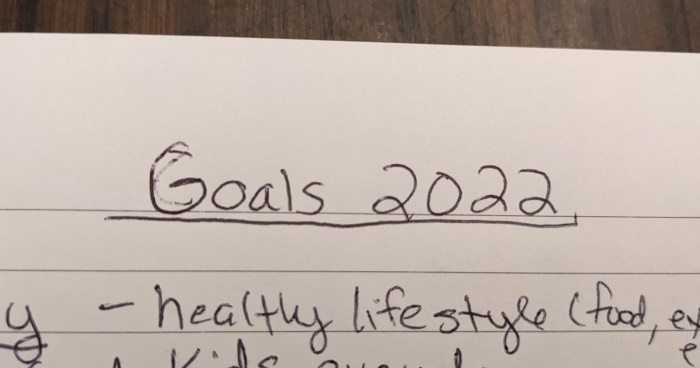 2022 New Year's Resolutions & Goals