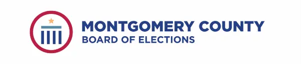 The Montgomery County Board of Elections logo.
