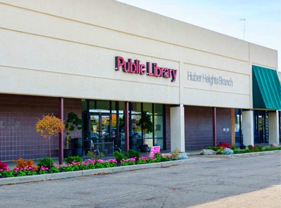 The Front of the Huber Heights Library