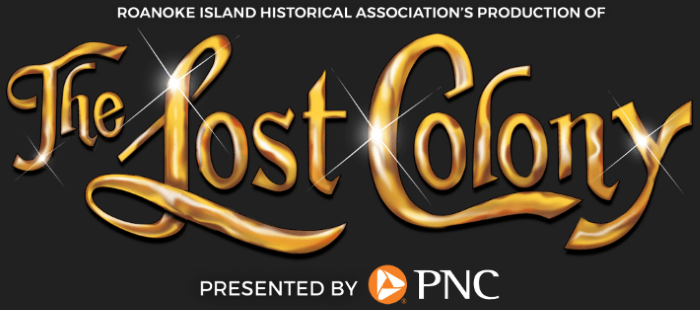 Logo for the Lost Colonly outdoor drama